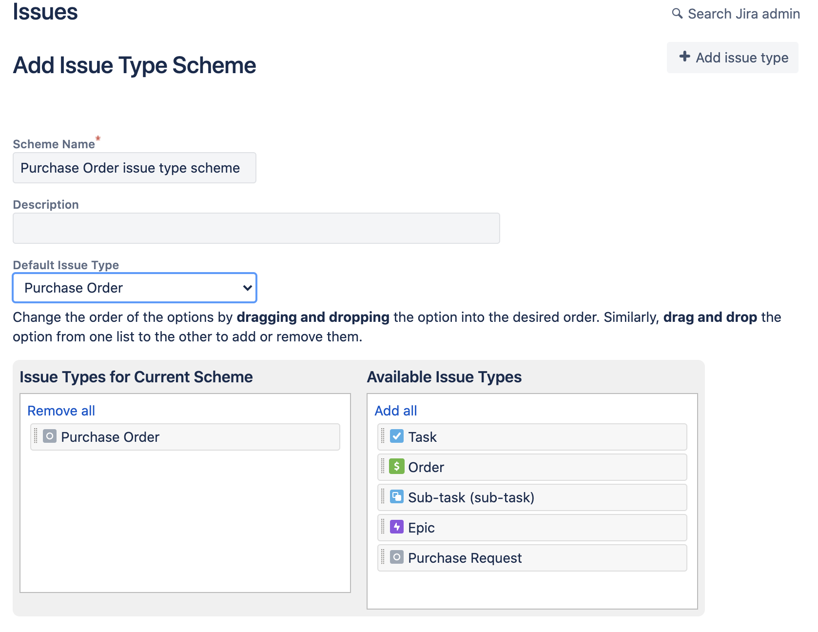 Purchase Orders Application Setup Raley Addons Wiki Raley Apps For Jira And Servicedesk